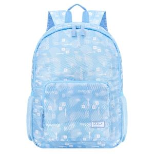 20L Lightweight Packable Hiking Backpack - Small Waterproof Hiking Day Pack for Women Men Travel Work Camping Vacation, Nylon Collapsible Backpack - B