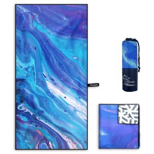 OCOOPA Microfiber Beach Towel Fast Drying, Extra Large 71" x 32" Sand Free Beach Towel Super Lightweight Towels for Swimming Pool, Camping, Picnic, Yo