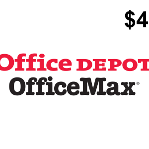 Office Depot $4 Gift Card US