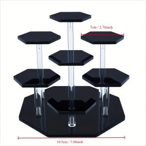 TEMU Acrylic Display Stand For Figures, Collectibles, , Jewelry, Action Figures Collection Organizer Holder, Collectibles Stand, Cosmetic Items