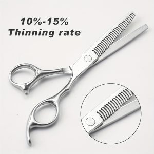 TEMU Hairdressing Scissors Salon Barber Scissors Straight Scissors Tooth Scissors Fishbone Scissors Thinning Scissors