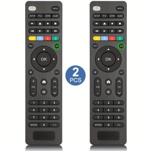 TEMU Loutoc 2pcs Universal Tv Remote Compatible With Smart Tvs, Streaming Players, Soundbars, Dvd, Blu-ray Players - Supports 5 Devices (excludes For