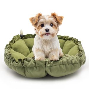 Dog Beds for Dogs, Calming Dog Beds for Small Medium Large Dogs - Round Cat Beds for Indoor Cats, Washable Pet Bed for Puppy and Kitten, Dryer Friendl