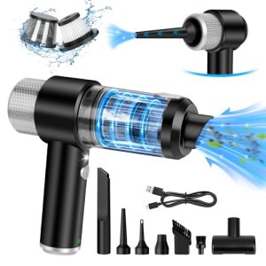 Handheld Car Vacuum Cleaner - 15000Pa High Power Portable Vacuum, Mini Car Vacuum Cordless with LED Light, Vacuum Cleaners for Home, Office, Pet Hair