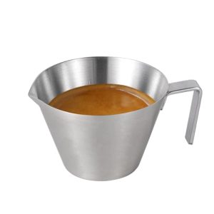 MHW-3BOMBER Espresso Measuring Cup Sauce Cup Espresso Shot Cup 2oz Stainless Steel Pouring Cup for Tomato Sauce|Steak Sauce|Desserts|Beverages| (Matte