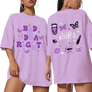 Oversized Country Concert Shirts for Women Pop Rock Music T Shirt Concert Fans Butterfly Tee Tops X-Large Purple1