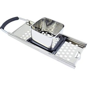Spaetzle Maker Noodle Dumpling Maker Premium Grade Stainless Steel with Comfort Grip Handle Dishwasher Safe