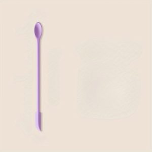 TEMU 1/3db Lila Mini Szilikon Spatula, Smink Spatula Kis Spatula Kozmetikumokhoz, Újrafelhasználható Szépség Spatula, Apró Spatula Üveg Spatula,