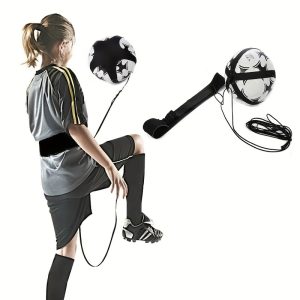 TEMU Adjustable Loop Fasteners For #3 #4 #5 Footballs - Soccer Training Equipment With Corded Ball Holder