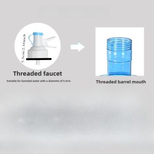 TEMU Large Water Bottle Dispenser - No Power Needed, Manual Pump For Kitchen & Bathroom Use, Pure Water Bucket Bracket, Bottled Water Rack, Inverted