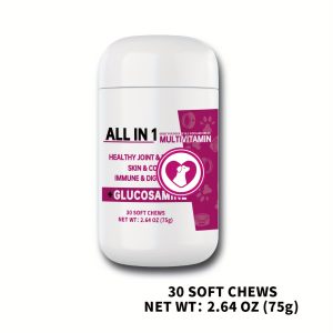 TEMU Multivitamins For Dogs, Digestive Health, Joint, Hip, Skin And With Probiotics, Enzymes, Dog Supplement Soft Chew