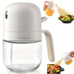 TEMU Oil Spray For Cooking 300ml Olive Oil Spray Heat-resistant Glass Sprayer For Cooking Oil Bottle Oil Sprayer No Olive Oil Soy Sauce Vinegar Salad