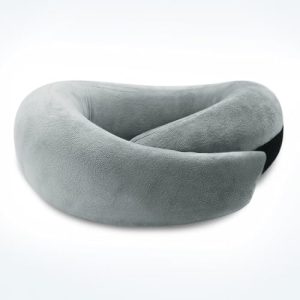 2024 Premium Memory Foam Travel Neck Pillow – Ergonomic U-Shaped Pillow for Airplanes, Cars, Office – Ultimate Comfort and Support for Upright Sle