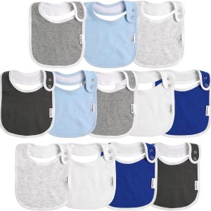 Baby Drool Bibs for Boys Girls,Baby Bibs for Teething and Drooling,Baby Boy Bibs,Baby Girl Bibs,Newborn Bibs for Baby Dazzling