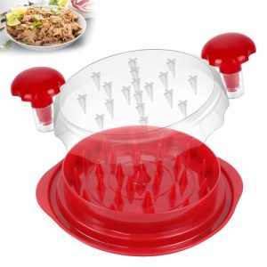 Chicken Shredder Tool Twister - Shredding Claws for Rotisserie Chicken, Pulled Pork & Meat Prep | Ergonomic Kitchen Gadgets with Non-Slip Grips & Dish