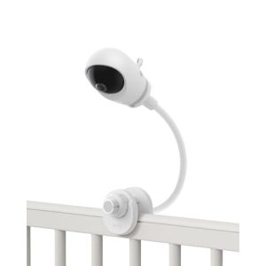 eufy Baby Monitor Crib Mount, Compatible with eufy Baby Monitor E20/E21, 16 Inch Flexible Arm Bracket, Attach to Baby Crib, No Tools Needed, No Wall D