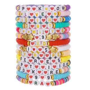 Friendship Bracelets Colorful Bracelet Set for Women Girls Outfits Jewelry Set Fans Gifts Style-14T01