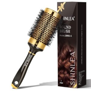 Hair Brush - SHINLEA Round Hair Brush for Blow Drying 53MM Aluminium Curly Hair brush, Hairbrushes for Women Professional Curling, Hair Drying, Stylin