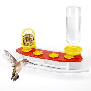 Hummingbird Feeder, Attract Hummingbirds, 2 in-1 Bird Feeder, Ideal Gift for Hummingbird Lovers, Suitable for BF11/BF21