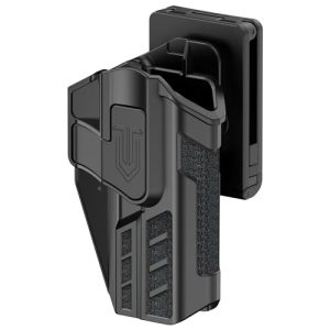 Level Ⅱ/Ⅲ Optic Cut Holster OWB for Glock 17 19 19x 44 45 Gen 1-5, Glock 22 23 31 32 Gen1-4, Right Hand Level Ⅱ Holster Belt Clip Platform