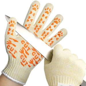 Schwer SlicePro ANSI A9 Cut Resistant Gloves Food Grade, PR1501-GD Non-Slip for Kitchen Meat Cutting, Oyster Shucking, Fish Fillet Processing, L 1 pai