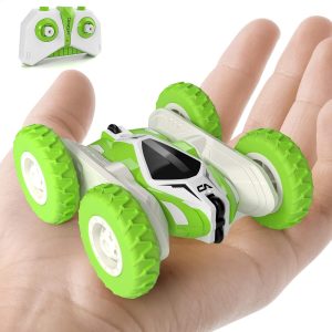 Tecnock Remote Control Car RC Cars for Kids, 4WD 2.4GHz Remote Control Toys, Double Sided Flips 360° Rotating RC Stunt Car, Toy for 5 6 7 8 Year Old