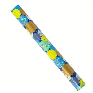 TEMU Colorful Balloon Confetti Gift Wrapping Paper Roll, 17" X 118" - Ideal For Birthdays, Festivals, Parties, Gift Wrapping Paper Roll