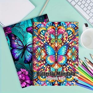 TEMU Mandala Coloring Book For Adults And Teens - Whimsical Coloring Book, Vibrant , Halloween, Christmas, And Birthday Gifts - Book Style Coloring