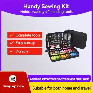 TEMU Sewing Kit, Diy Sewing Kit, Portable Sewing Kit, Sewing Box Set, Professional Sewing Kit, 97pcs Sewing Kit Needles Thread Scissors Set Portable