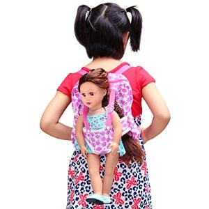 ZITA ELEMENT Doll Fashion Kids Backpack Pocket American 18 INCH Girl Doll Clothes and Other 18 Inch Doll