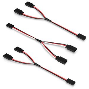 3 Pieces Servo Extension Cable Wire Cord Female to Male RC Servo Extension Cord Wire Connectors for Servo Extension Connection Control Board Remote Co