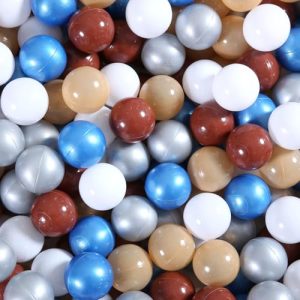 Ball Pit Balls Plastic Balls for Ball Pit Phathalate Free BPA Free Plastic Balls 100pcs 2.2" Set for Toddlers for Play Tent Tunnel Coffee Mix Balls Pa