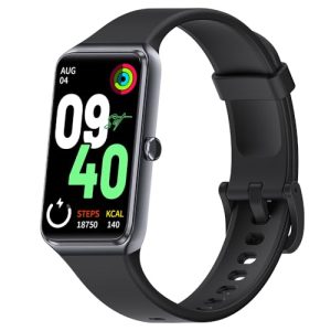 Fitness Tracker 1.47’’ Full Touchscreen Activity Tracker with Heart Rate Blood Oxygen Blood Pressure Sleep Monitor Step Calorie Counter Pedometer