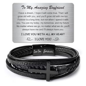 Gifts for men,Christmas Gift for men,Bracelet for men to my brother-c
