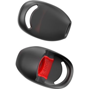 HyperX Cloud Earbuds Ear Tips (Red-Grey) - Large