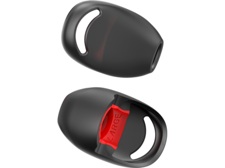 HyperX Cloud Earbuds Ear Tips (Red-Grey) – Large