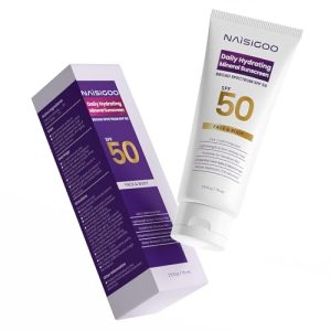 Mineral Sunscreen SPF 50 - Reef Safe Face Body Sunscreen with Zinc Oxide & Titanium Dioxide, UVA/UVB Protection, Travel Natural Organic Hydrating for