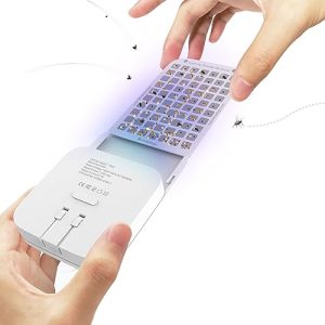 Mosalogic Sticky Card Refill Replacement Glue Cards for Flying Insect Trap Indoor Bug Trapper Fly Zapper-5pack (No Device) 5Pack Refills White