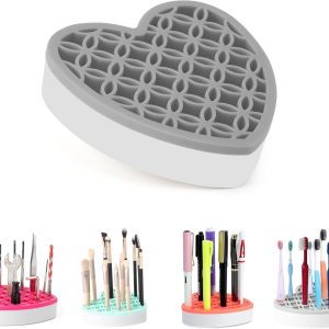 Silicone Makeup Brush Holder, Cosmetic Organizer, Pen Holder for Desk, Pencil Case, Sewing Tool, Beauty Tool, Brushes, Scissors, Toothbrush Holders (G