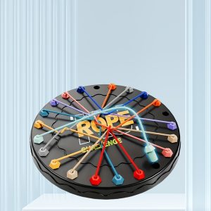 TEMU 1pc Rope Chess Board Game - Educational Strategy Game For & Adults, Challenge With Colorful Pieces, Portable Travel Party Game For , Board Game