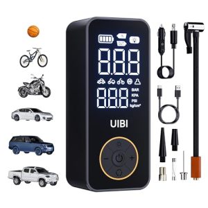 Tire Inflator Portable Air Compressor, 150 PSI Air Pump For Car Tires, 2X Faster Inflation Portable Air Compressor, Cordless Tire Pump For Car Portabl