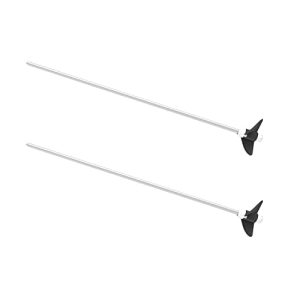 VOLANTEXRC 2pcs RC Boat Shafts, 2pcs RC Watercraft Propellers for RC Boat 797-4