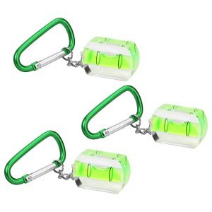 WORKPRO Small Bubble Level with Keychain 3-Pack Mini Pocket Tool Spirit Level Measuring Picture Hanging layout Tools Mini keychain