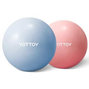 YOTTOY Pilates Ball, 10-inch Exercise Ball with Anti-Burst Technology for Stability, Stability Ball for Yoga, Pilates, Physical Therapy, Home Gym and