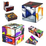 Zauberwürfel Set, Infinity Magic Puzzle Cubes Toys Würfel Set 3D Puzzle Würfel Transforming Cube Stressabbauendes Spielzeug für Kinder und Erwachs