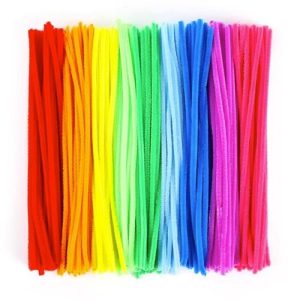 100 pcs Pipe Cleaners,Pipe Cleaners for Crafts,Pipe Cleaner Crafts,Chenille Stems for Craft Kids DIY Arts&Crafts Supplies (Colorful 100)
