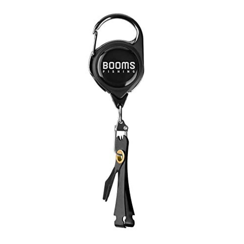 Booms Fishing FC2 Fishing Knot Tying Tool, Fly Fishing Line Cutter, Fishing Clippers with Retractor