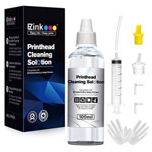 E-Z Ink Printer Cleaning Kit for Epson Ecotank Printer, Printerhead Cleaning kit for HP/Canon/Brother Inkjet Printers, Printhead Cleaning Solution, 10