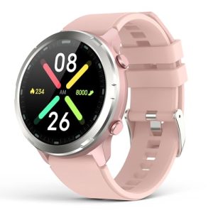 GPS Smart Watch for Women, Rugged Outdoor Fitness Tracker Watch with GPS Compass, Pedometer, Calorie, Heart Rate, Blood Oxygen, Sleep Monitor, IP68 Wa