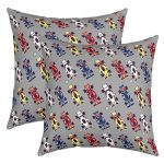 Kids Speed Sports Car Throw Pillow Cover 18″x18″ Set of 2 Race Car Pillow Cases Cushion Covers Bedroom Decor Racing Car Extreme Sports Decorative Thro